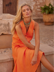 Cozy Linen Skirt Set