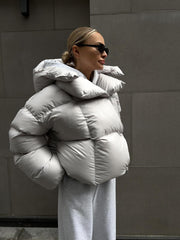Oversized Short Puffer Jacket