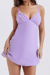 Robe en satin à volants pour bébé Bria