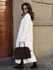 Alina Minimalist Knit Midi Dress