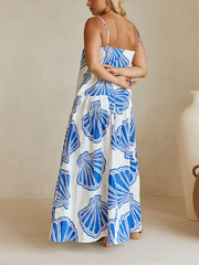 Linen Sleeveless Sheath Vacation Dress