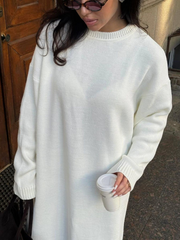 Alina Minimalist Knit Midi Dress