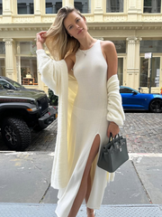 Lila Knit Two-piece Cardigan Set