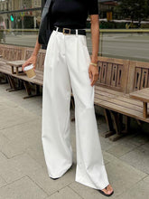 Solid Wide Leg Pants