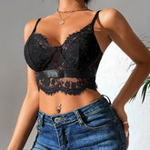 Gemustertes Spitzen-Bralette