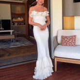 Fungus Hem Suspender Midi Dress