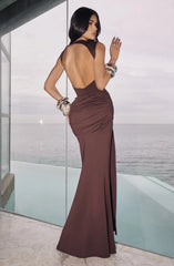 Pleated Vest Maxi Dress