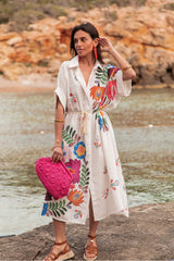 Printed Loose Beach Dress