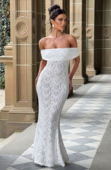 Lace Dress With Open Back And Tube Top
