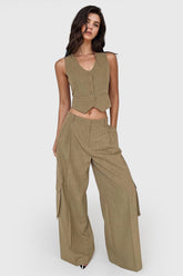 Long 3-Piece Suit - Beige