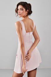 Hourglass Mini Dress - Pink