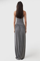 ROBE MAXY EN JERSEY GRIS