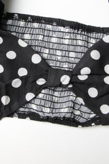 2-teiliges Set mit Punkten - Schwarz