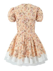 Falling Petals Mini Dress