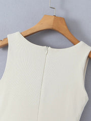 Fondness Frill Cream Dress