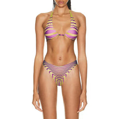 BIKINI À IMPRIMÉ RAYURES