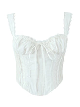 Heartfelt White Corset