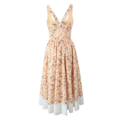Falling Petals Midi Dress