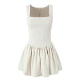Fondness Frill Cream Dress