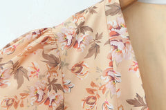 Falling Petals Mini Dress