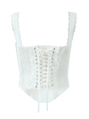 Heartfelt White Corset