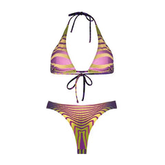 BIKINI À IMPRIMÉ RAYURES