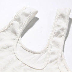 Débardeur court ajusté asymétrique à une épaule en tricot côtelé