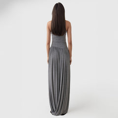 ROBE MAXY EN JERSEY GRIS