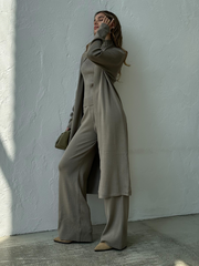 Cozy Cardigan Three Piece Set