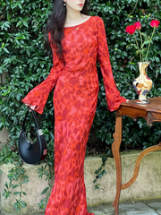 Morocco Rose Maxi Dress