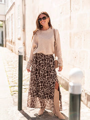 Printed Casual Mesh Dress