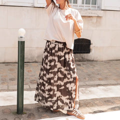 Printed Casual Mesh Dress