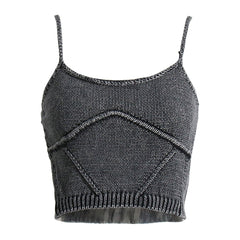 Motorrad-Set mit grob geripptem Bolero-Pullover und Puffärmeln