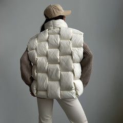 GILET BLANC en duvet