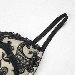 Combinaison bandage sexy à jambe droite avec fente latérale et bordure en dentelle et découpe en trou de serrure