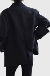 Oversize-Blazer - Schwarz