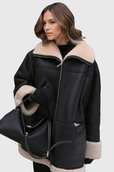 Doubleface-Jacke - Schwarz