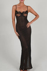 Belindia Maxikleid aus Spitze