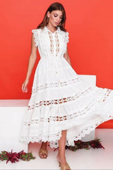 Robe d'été à losanges ailés