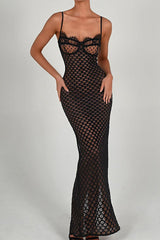 Belindia Maxikleid aus Spitze