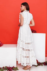 Robe d'été à losanges ailés