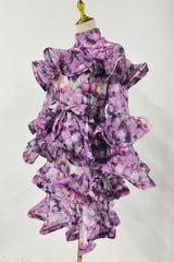 Himmlisches Minikleid mit Rüschen