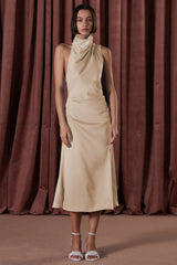 Robbia Satin-Midikleid