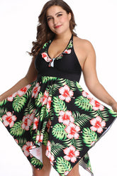 (2XL-6XL) Tankini-Badeanzug in Übergröße