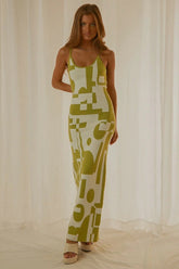 Cali Sweetheart Strick-Maxikleid