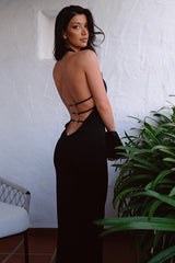 Rückenfreies Trägerkleid Lydia