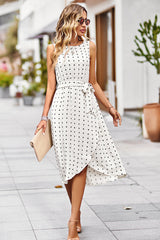 Elegantes Sommerkleid mit Krawattendetail