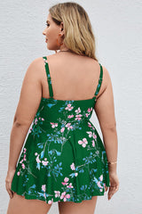 Badekleid mit Blumenmuster und Shorts