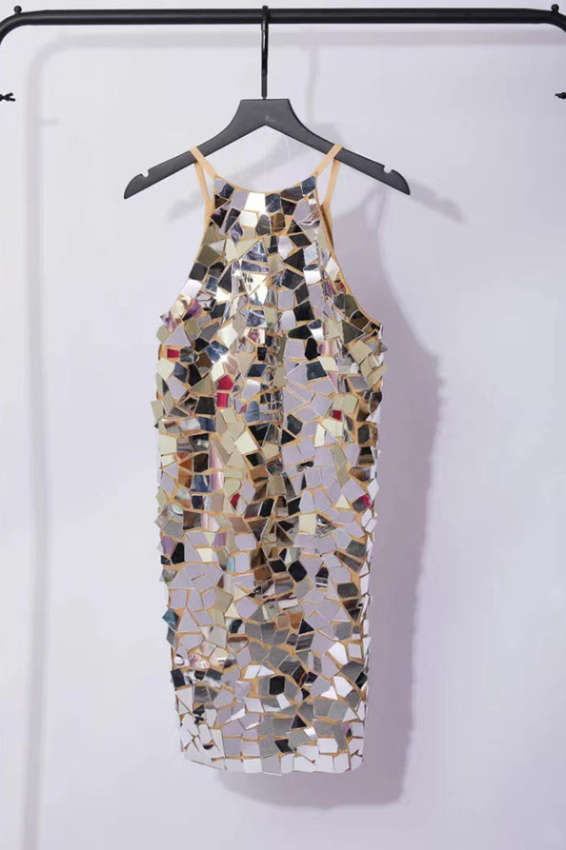 April Embellished Mini Dress