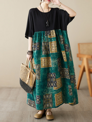 Robe ample à imprimé floral en coton Beyond Imagination